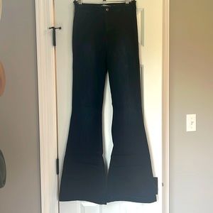 Very high waisted flare jeans